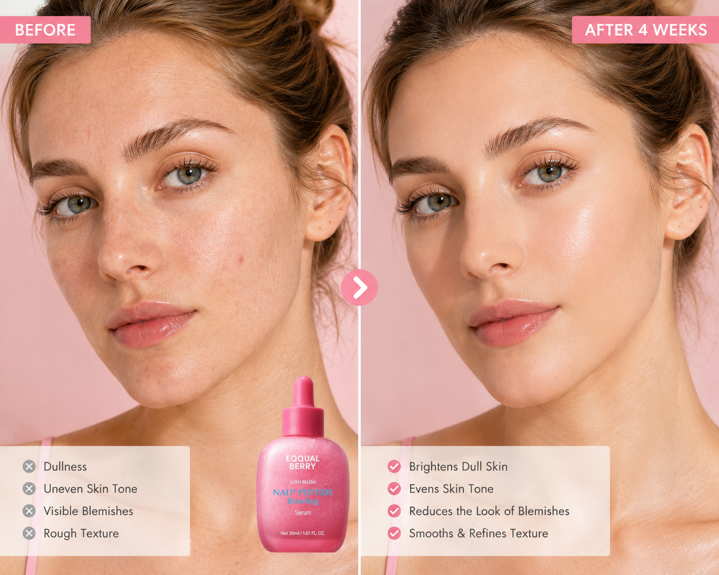 EQQUALBERRY NAD+ Peptide Boosting Serum