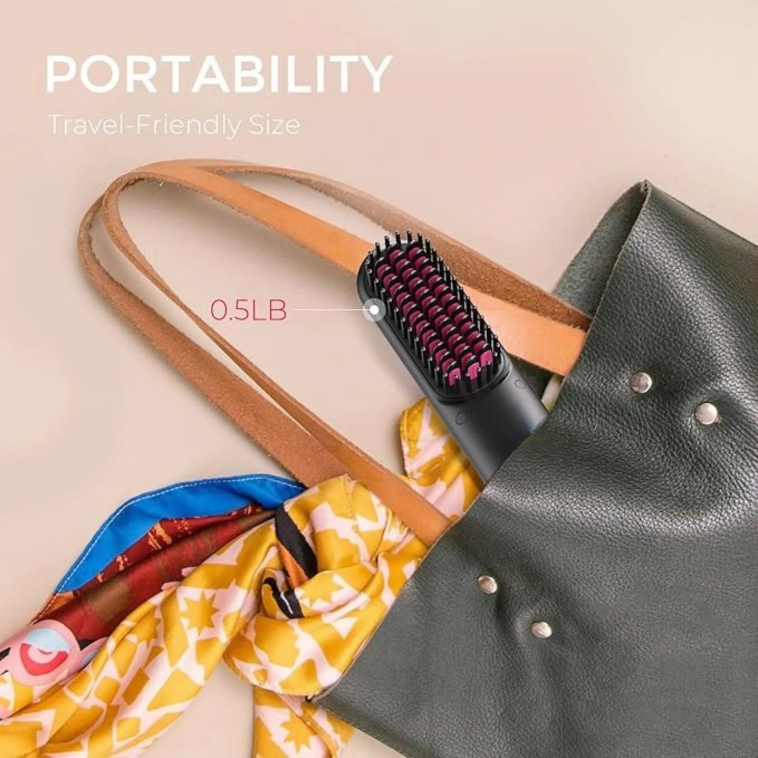 Wireless Hair Straightener Brush