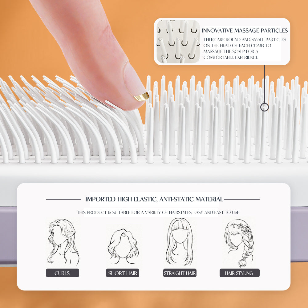 Self Cleaning Hairbrush