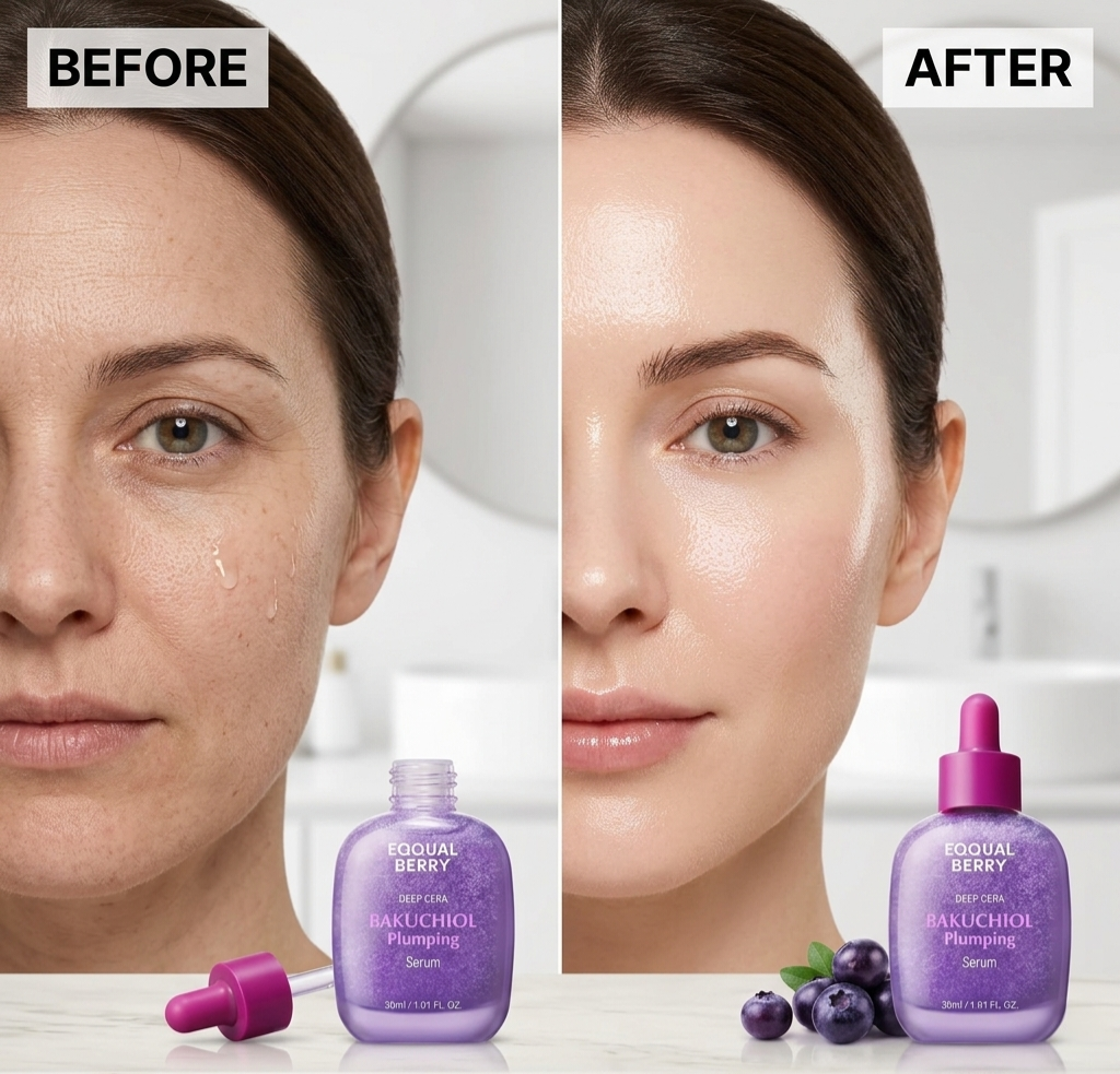 EQQUALBERRY Bakuchiol Plumping Serum
